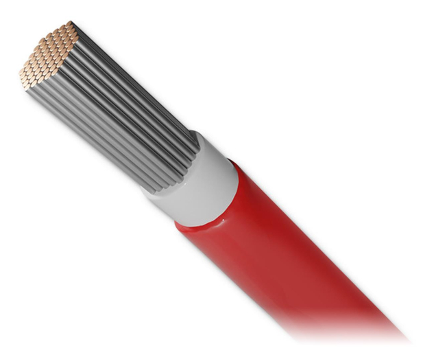 Qoltec Kabel solarny fotowoltaiczny 4mm²  100m, czerwony - 1210761 - zdjęcie